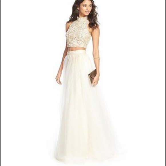 terani couture white dress